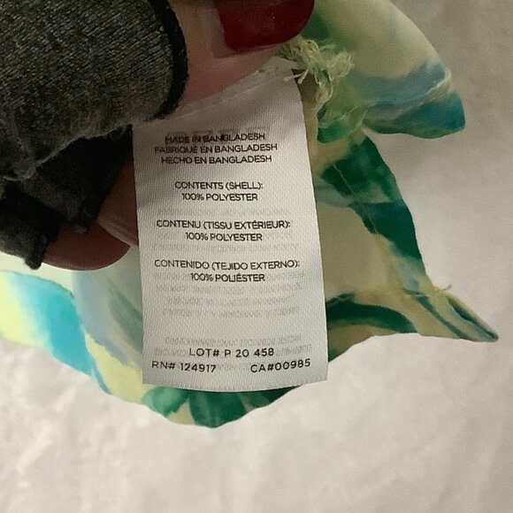 Aloha Co. Resort Wear Hawaiian Tropical Palm Trees Button Up Shirt Men Medium - Picture 4 of 6